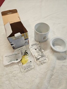 Gourmetduvillager White Ceramic Dip Bowl Set W Dip Packets